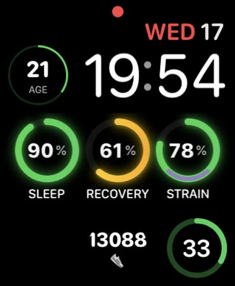 Livity on Apple Watch — watch face