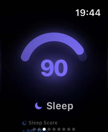 Livity on Apple Watch — sleep