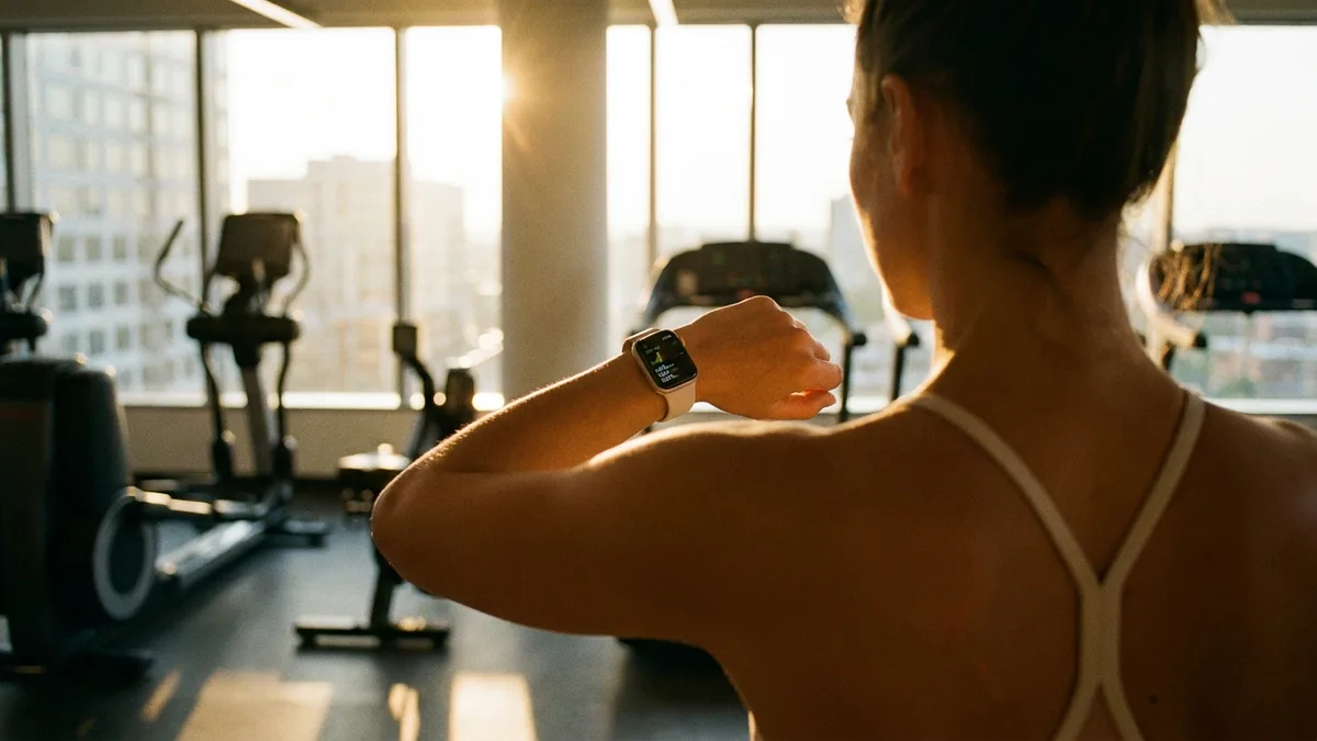 Consultando las estadísticas de recuperación en el Apple Watch después de un entrenamiento